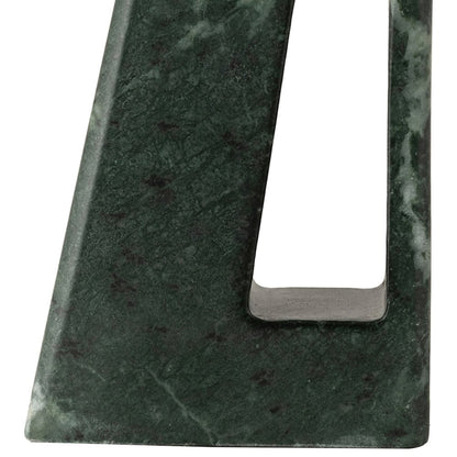 Vellum Green / Natural Genuine Marble Base And Linen Shade Table Lamp