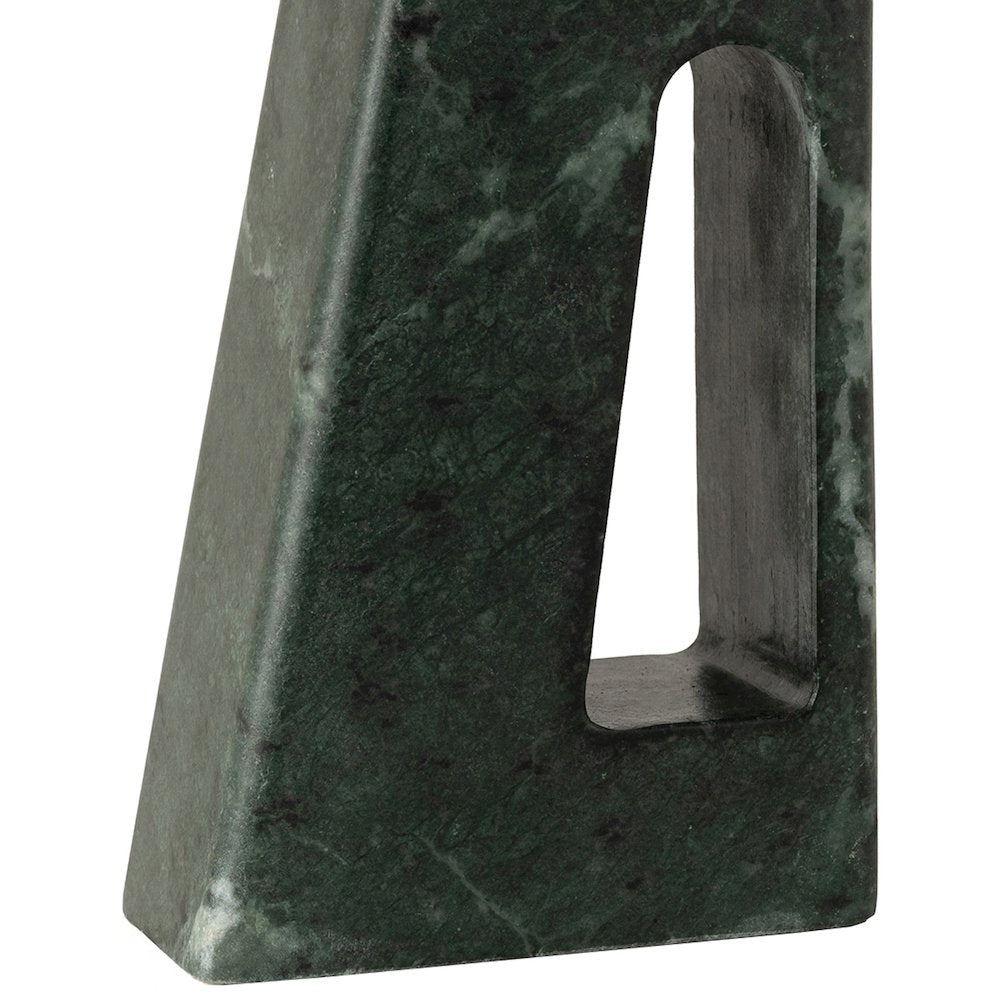 Vellum Green / Natural Genuine Marble Base And Linen Shade Table Lamp