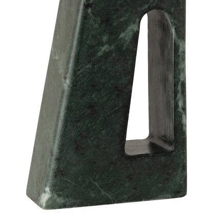 Vellum Green / Natural Genuine Marble Base And Linen Shade Table Lamp