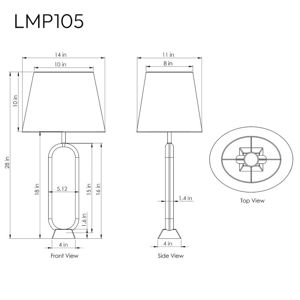 Solis Travertine / Walnut, Travertine & Walnut Wood Base, Linen Shade Table Lamp