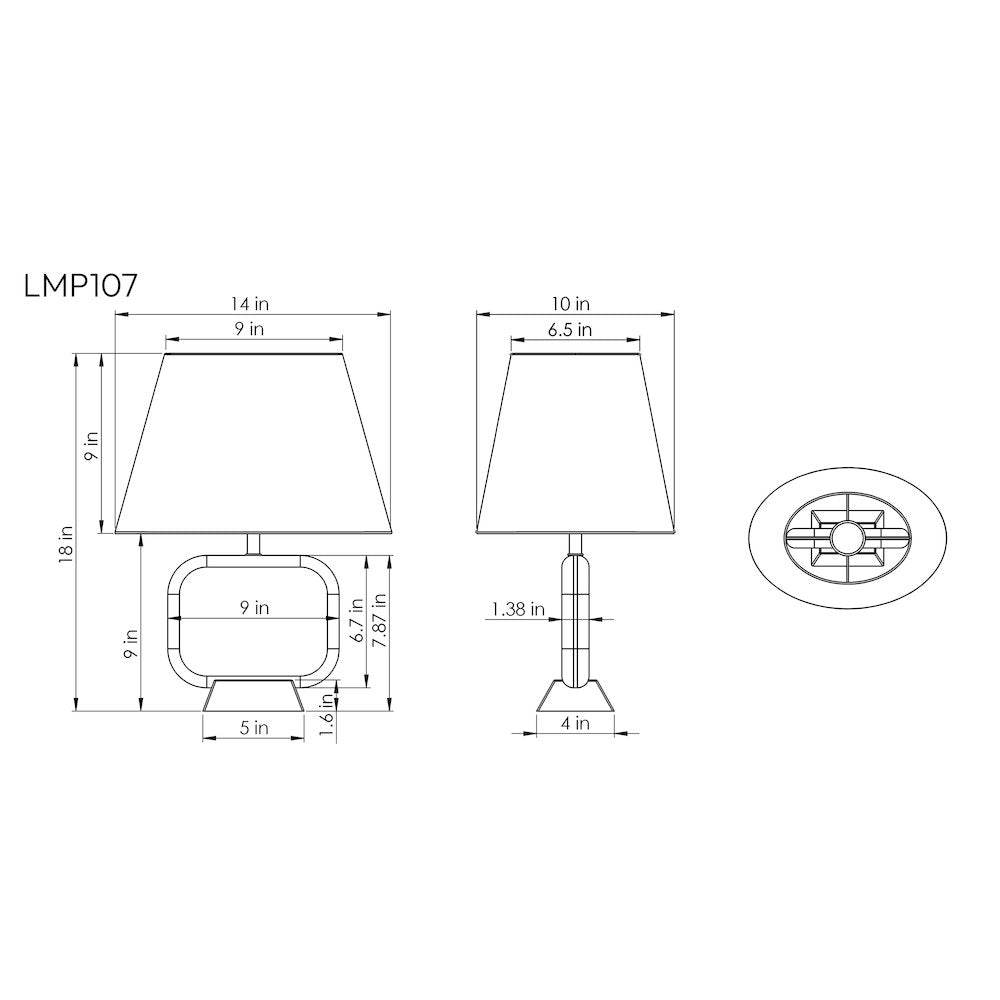 Solis Travertine / Walnut, Travertine & Walnut Wood Base, Linen Shade Table Lamp