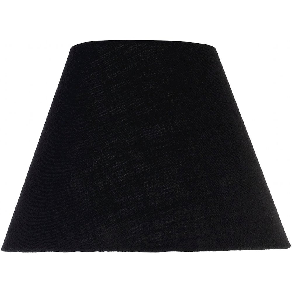 Pietra Black Genuine Marble Base And Cotton Shade Table Lamp