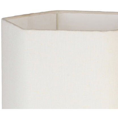Juniper Natural / Off White Mango Wood Base And Cotton Shade Table Lamp