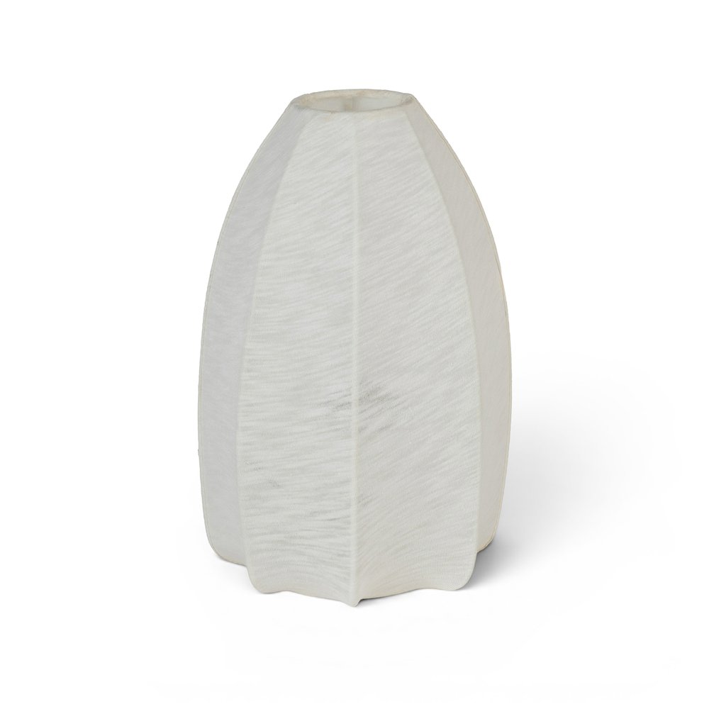Lumaire Off White Stretch Fabric Table Lamp