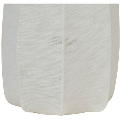 Lumaire Off White Stretch Fabric Table Lamp