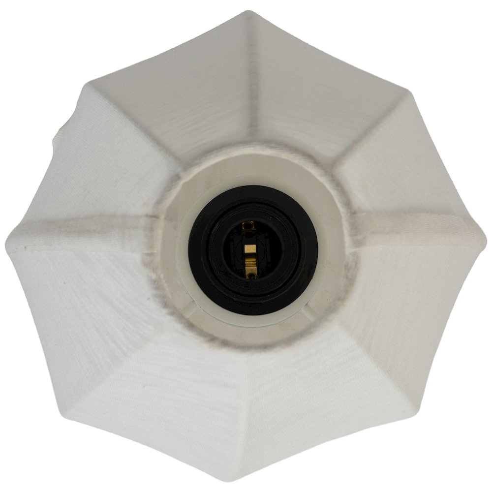 Lumaire Off White Stretch Fabric Table Lamp