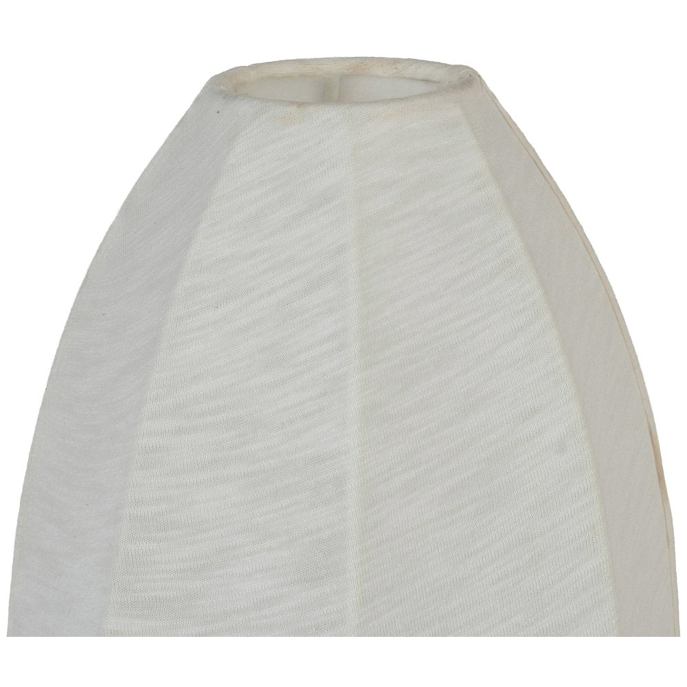 Lumaire Off White Stretch Fabric Table Lamp