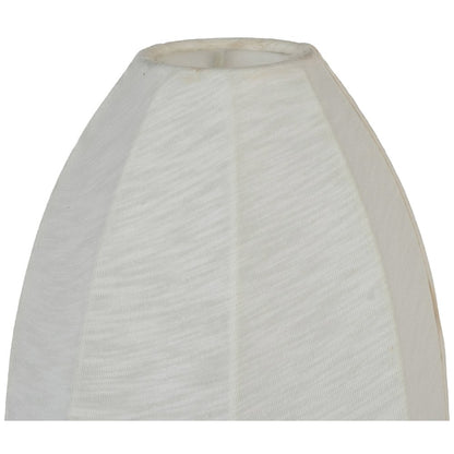 Lumaire Off White Stretch Fabric Table Lamp