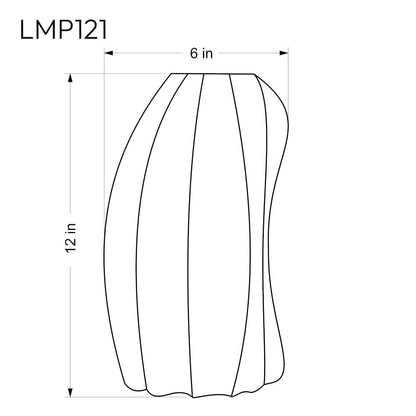 Lumaire Taupe Stretch Fabric Table Lamp