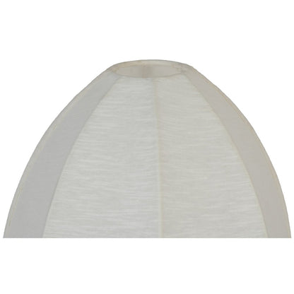 Lumaire Off White Stretch Fabric Table Lamp