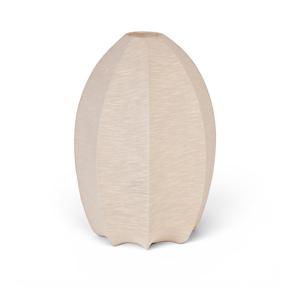 Lumaire Taupe Stretch Fabric Table Lamp