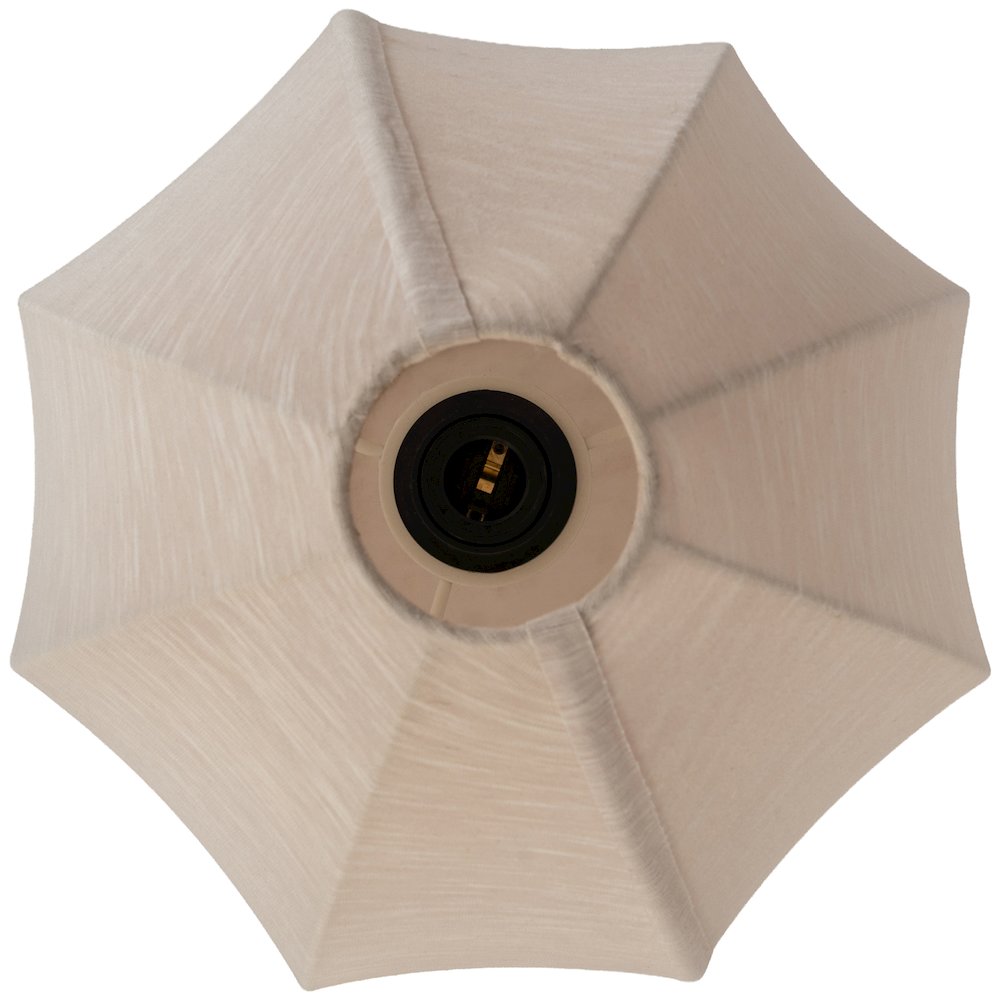 Lumaire Taupe Stretch Fabric Table Lamp