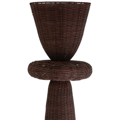 Kindred Brown Rattan Floor Lamp
