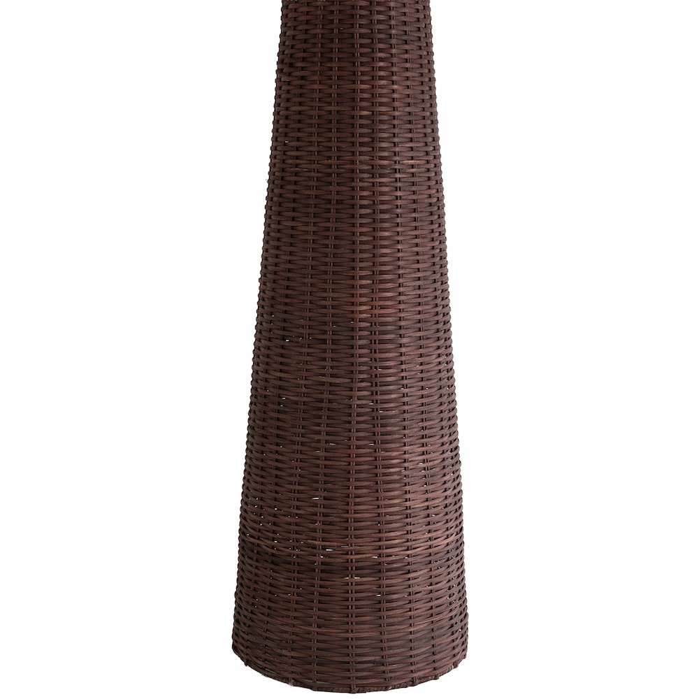 Kindred Brown Rattan Floor Lamp