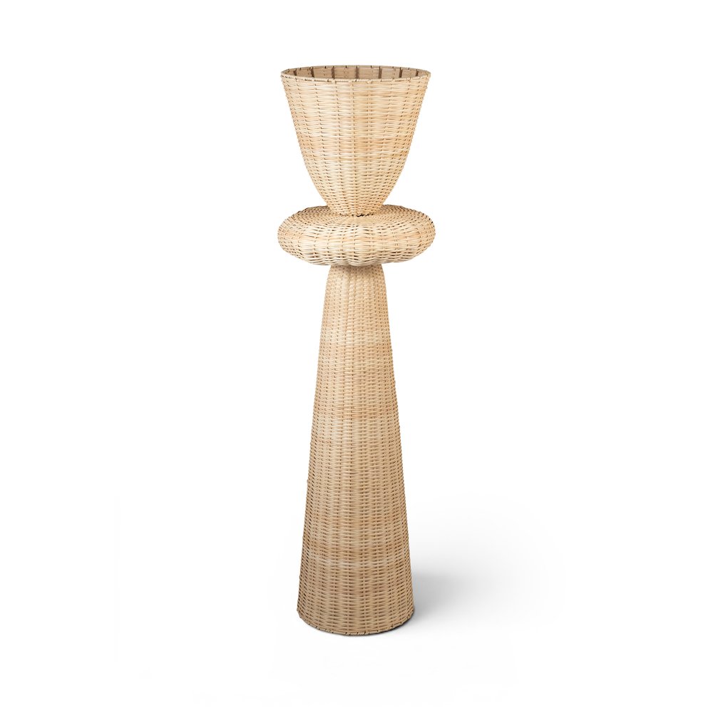 Kindred Natural Rattan Floor Lamp