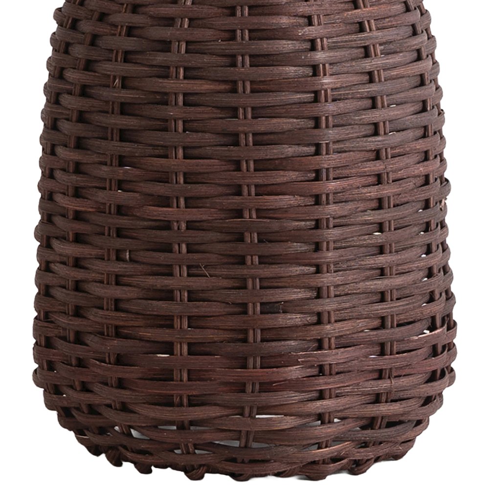Havana Brown Rattan Table Lamp