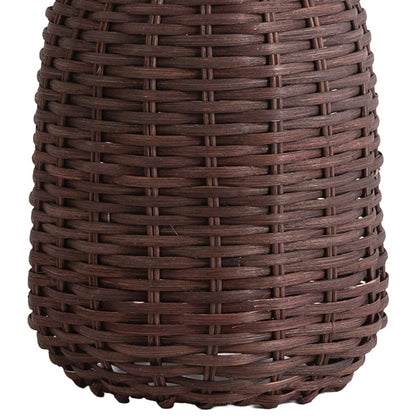 Havana Brown Rattan Table Lamp