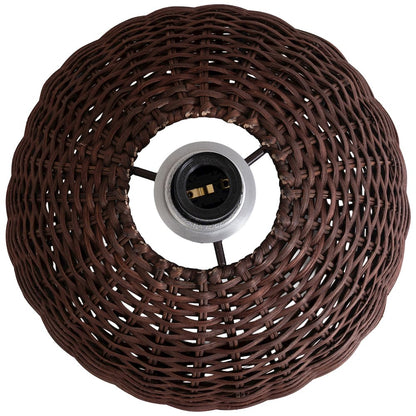 Nomad Brown Rattan Table Lamp