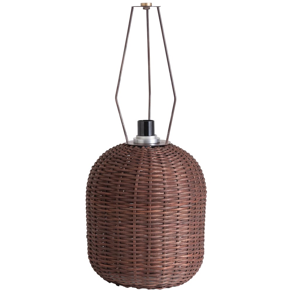 Nomad Brown Rattan Table Lamp