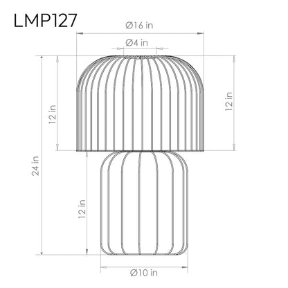 Nomad Natural Rattan Table Lamp