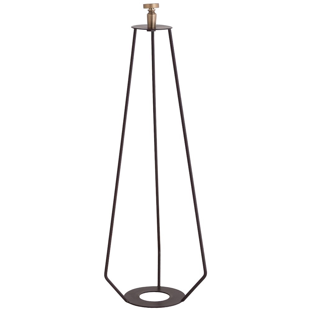 Harvest Brown Rattan Floor Lamp