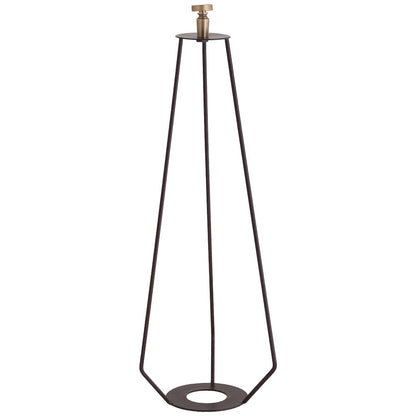 Harvest Brown Rattan Floor Lamp