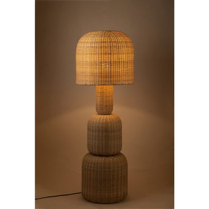 Harvest Natural Rattan Floor Lamp