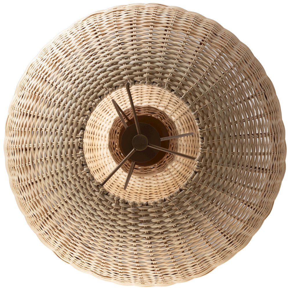 Harvest Natural Rattan Floor Lamp