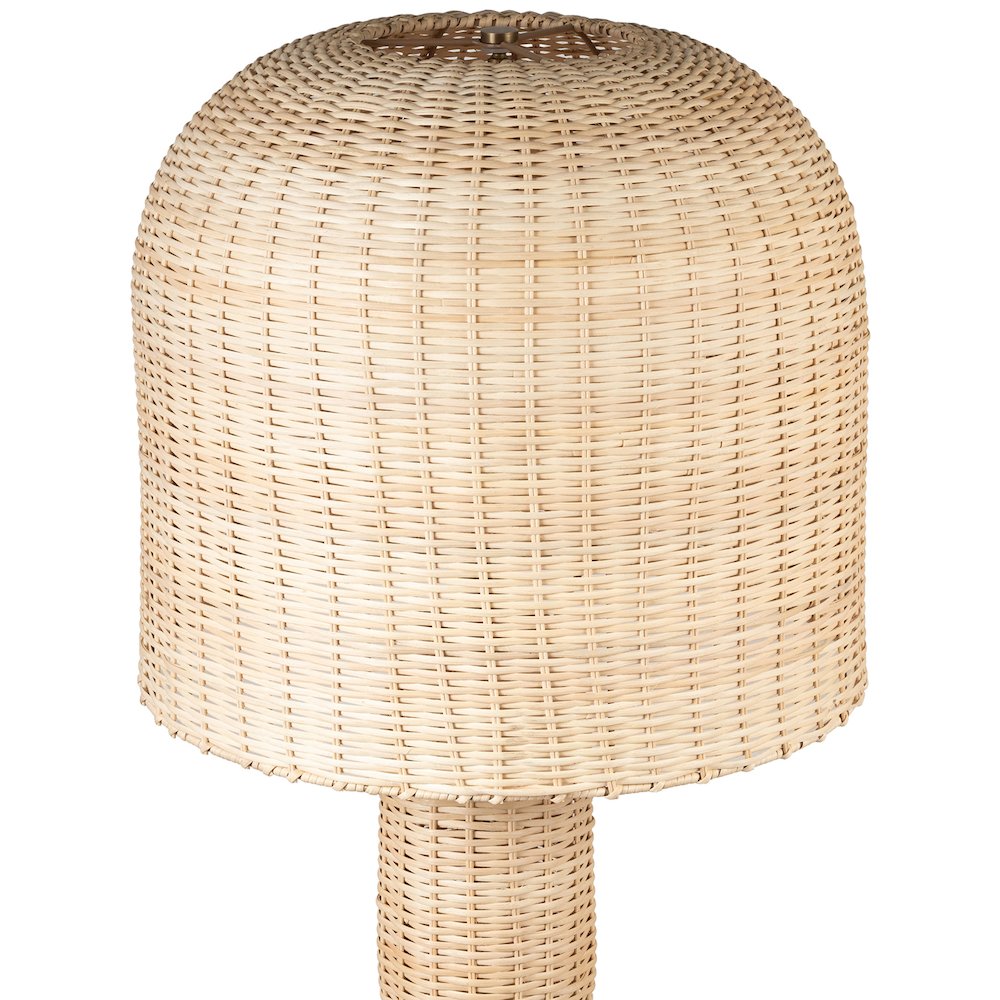 Harvest Natural Rattan Floor Lamp