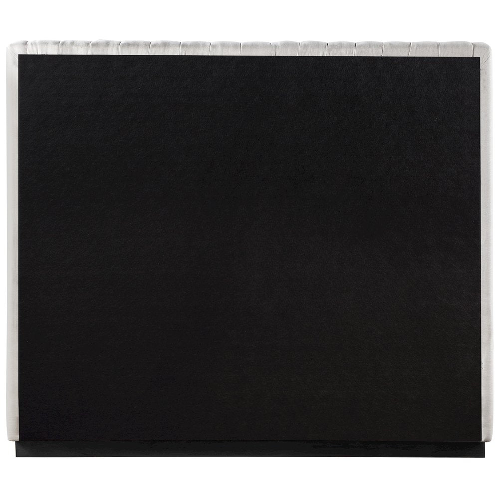 Logan Beige Linen Textured Fabric Full Bed
