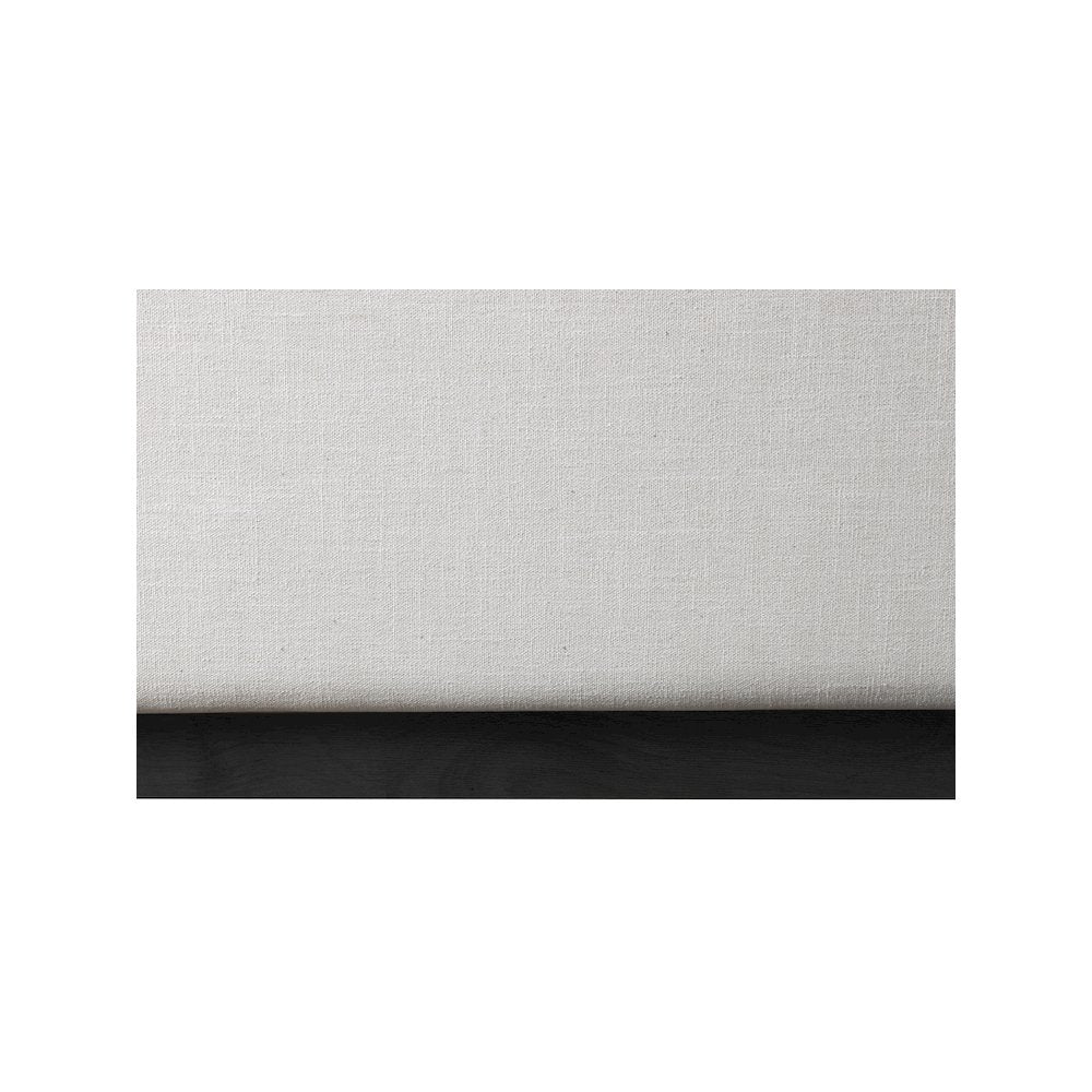 Logan Beige Linen Textured Fabric Full Bed