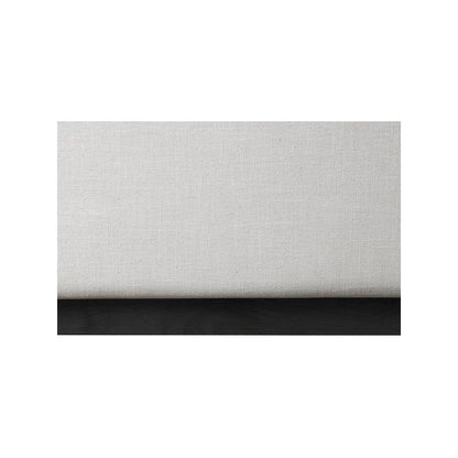 Logan Beige Linen Textured Fabric Full Bed