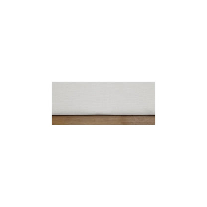 Logan Cream Linen Textured Fabric Twin Bed