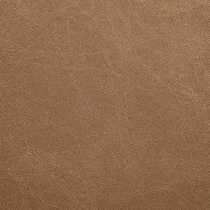 Ravina Cognac Vegan Leather and Linen Fabric Upholstered Counter Stool