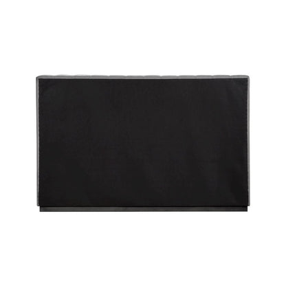 Lucia Grey Linen Textured Fabric King Bed