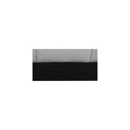 Lucia Grey Linen Textured Fabric King Bed