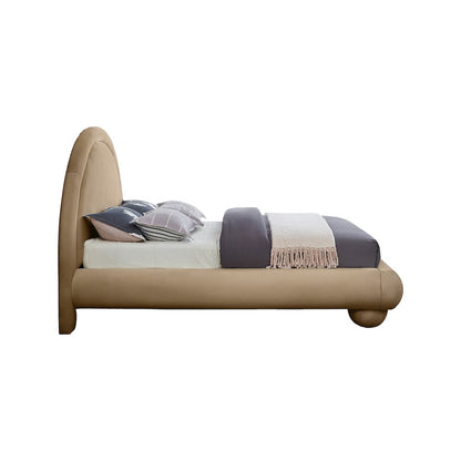 Madrid Beige Velvet Full Bed