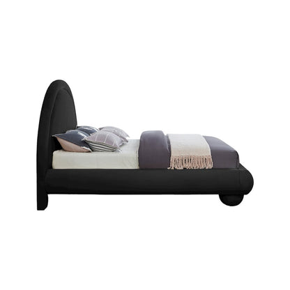 Madrid Black Velvet Queen Bed