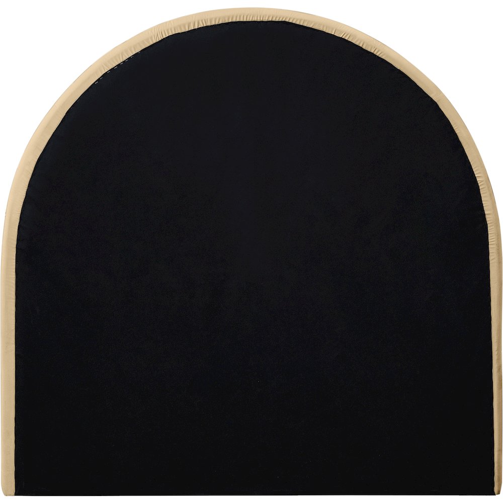 Madrid Camel Velvet Twin Bed