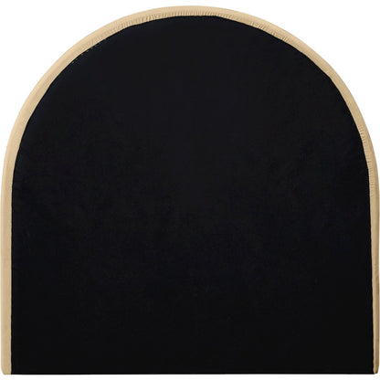 Madrid Camel Velvet Twin Bed
