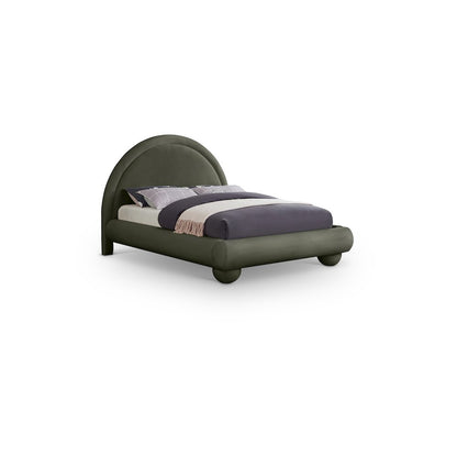 Madrid Green Velvet Full Bed