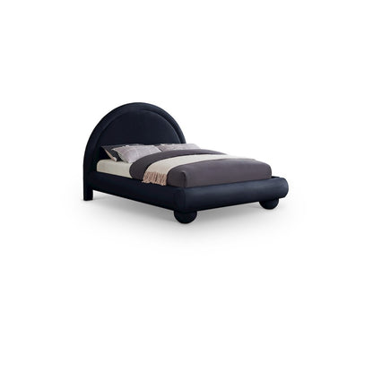 Madrid Navy Velvet Full Bed