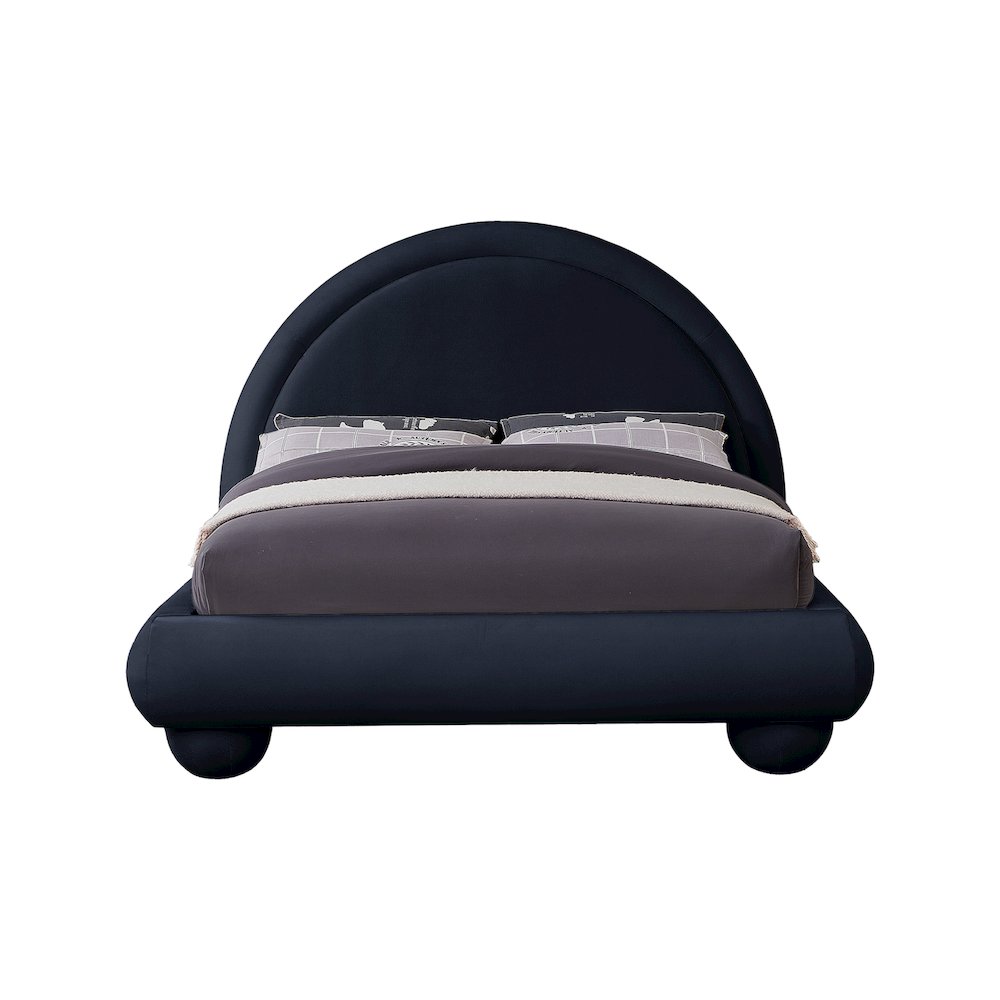 Madrid Navy Velvet Full Bed