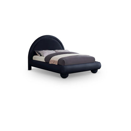Madrid Navy Velvet King Bed