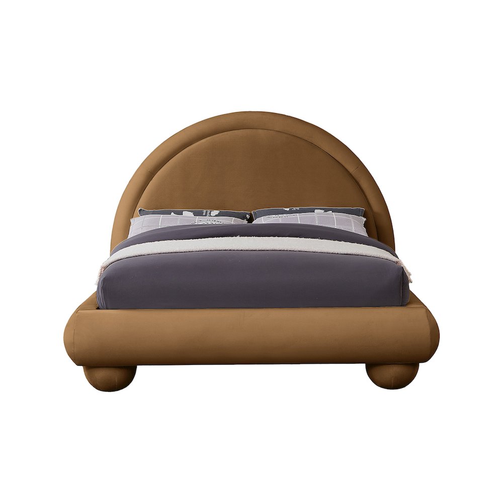 Madrid Saddle Velvet Full Bed