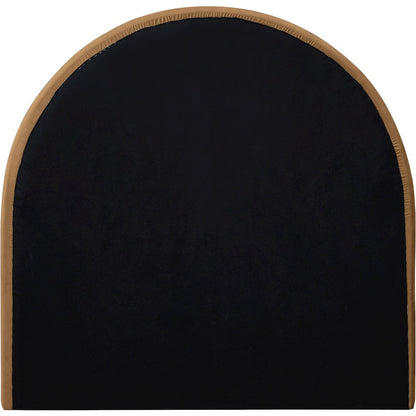 Madrid Saddle Velvet Twin Bed
