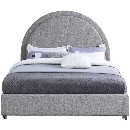 Milo Grey Fabric Full Bed