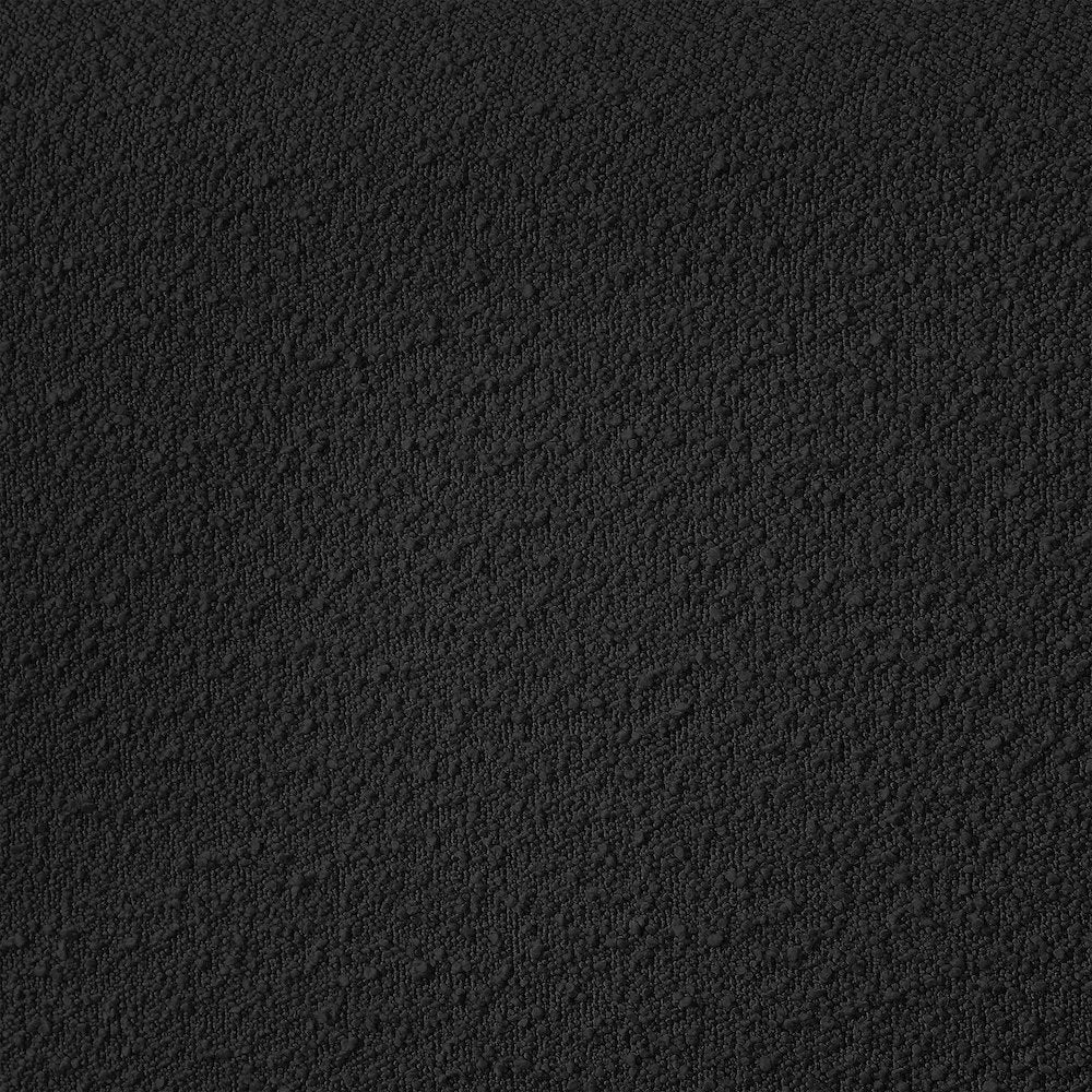 Nash Black Boucle Fabric Twin Bed