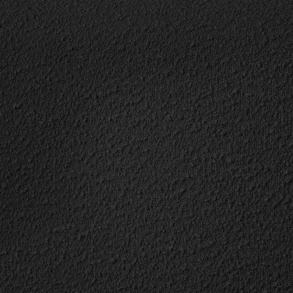 Nash Black Boucle Fabric Twin Bed