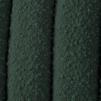 Nash Green Boucle Fabric Twin Bed